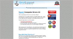Desktop Screenshot of pcrepairpro13.com